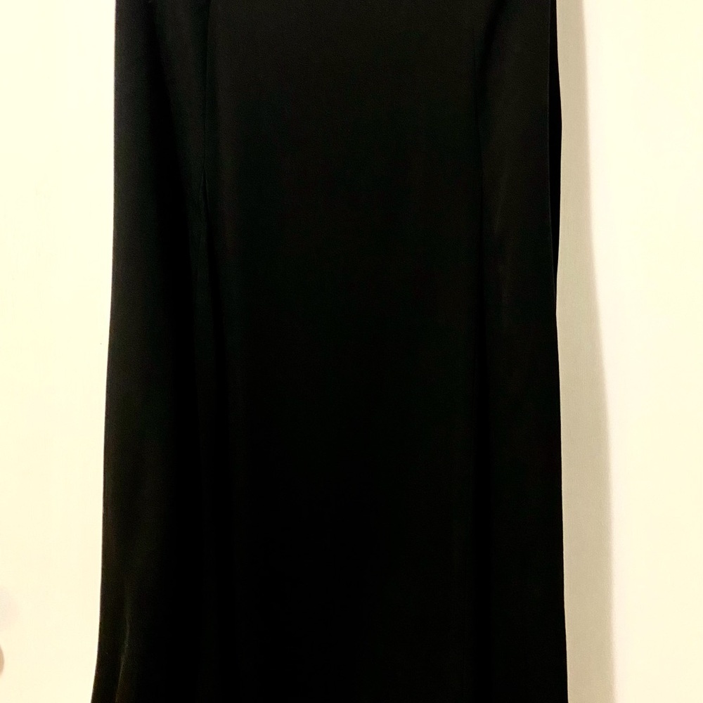 Eileen Fisher 100% Silk Black Skirt size M
